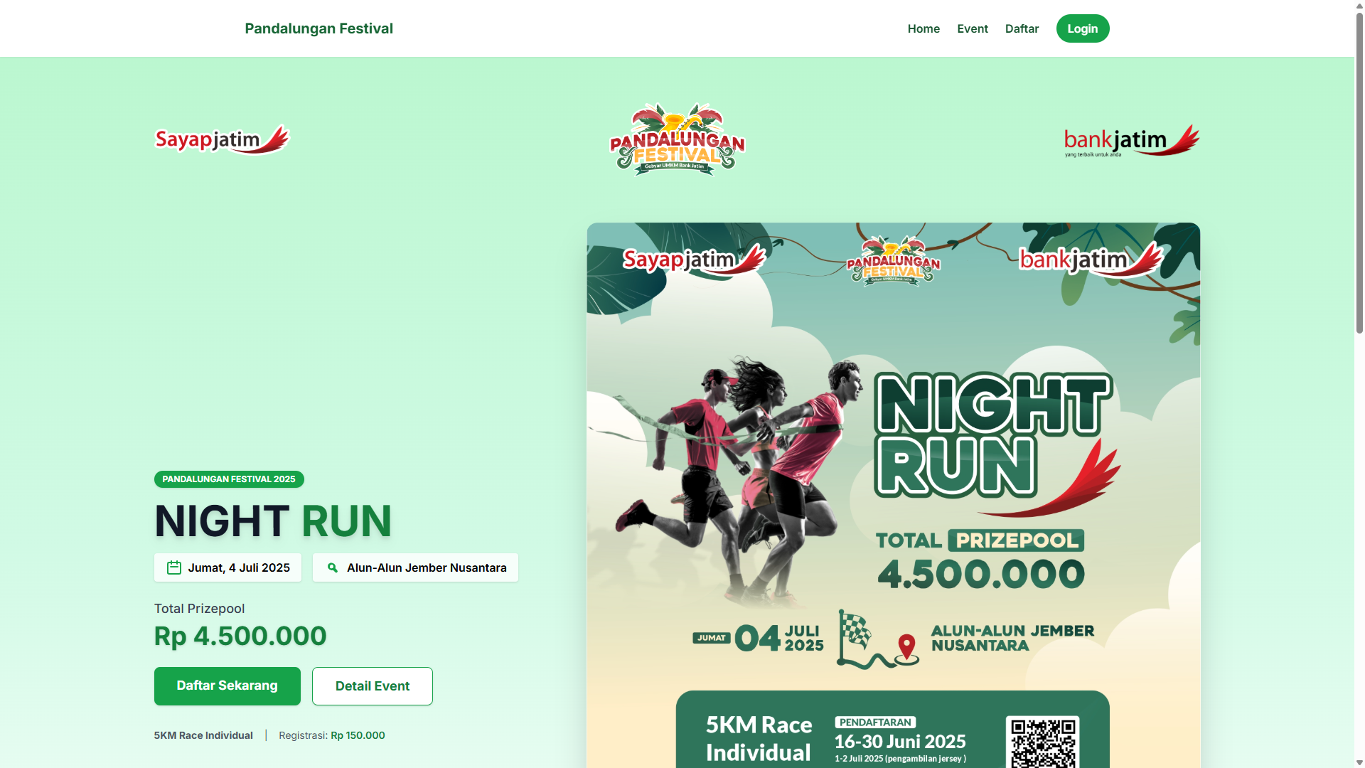 Pandalungan Running